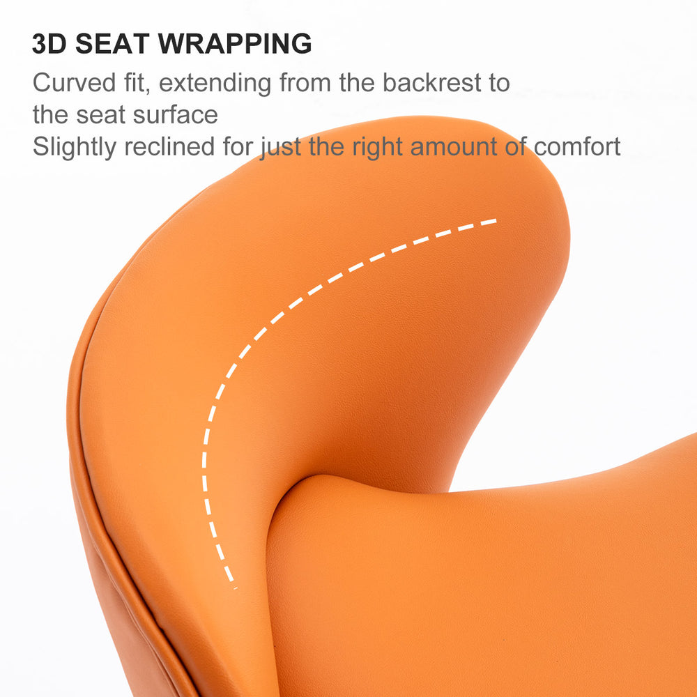 English Elm Swivel Titanium Stainless Steel Bar Stool Brown Adjustable Height 21.7-31.5" 360° Swivel Comfort Back W2195135504