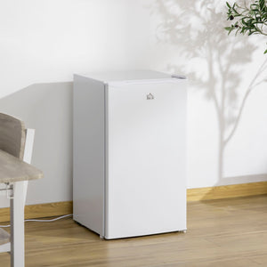 English Elm 3.2 Cu Ft Compact Mini Fridge with Freezer Adjustable Shelving for Dorm or Office W2225141452