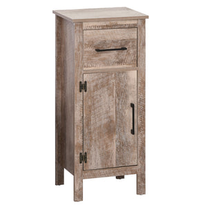 English Elm Kleankin Rustic Bathroom Floor Cabinet With Drawer & Adjustable Shelf, Space-Saving Storage Solution W2225141463