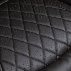 English Elm Big Big and Tall 400lbs Executive Office Chair with Wide Seat, High-Back PU Comfort and Ergonomic Support Brown W2225141237