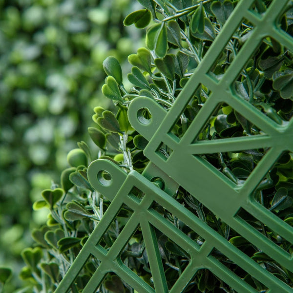 English Elm 12 Piece Faux Boxwood Wall Panels Uv Resistant Outdoor Privacy Hedge Garden Screen W2225141391