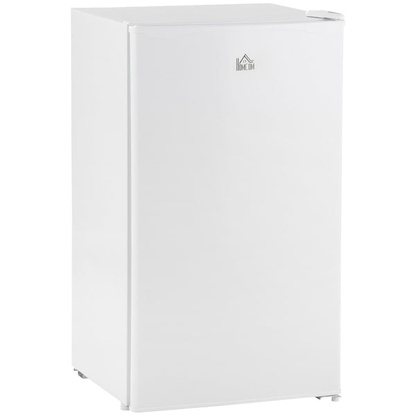 English Elm 3.2 Cu Ft Compact Mini Fridge with Freezer Adjustable Shelving for Dorm or Office W2225141452