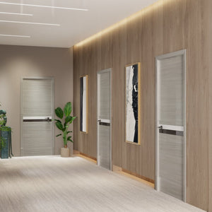 English Elm Crazy Elf Melamine Door Slab Mdf Core Waterproof Moisture Resistant Modern Interior Panel W936126325