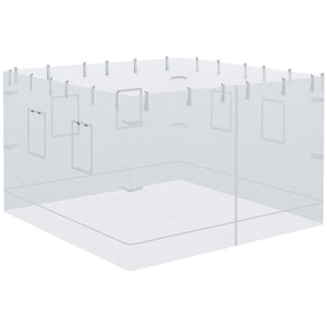 English Elm Pop up Canopy Mesh Sidewall Set Four Panel Bug Screen for Outdoor Tent Enclosure W2225141387