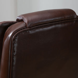 English Elm High Back Massage Office Chair With 6 Vibration Points, Adjustable Recline & Retractable Footrest W2225141238