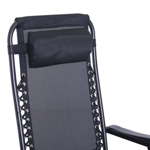 English Elm Outdoor Swing Glider Chair Steel Frame Patio Rocking Mesh Seat 330lb Capacity Weatherproof Comfort Black W2225141402