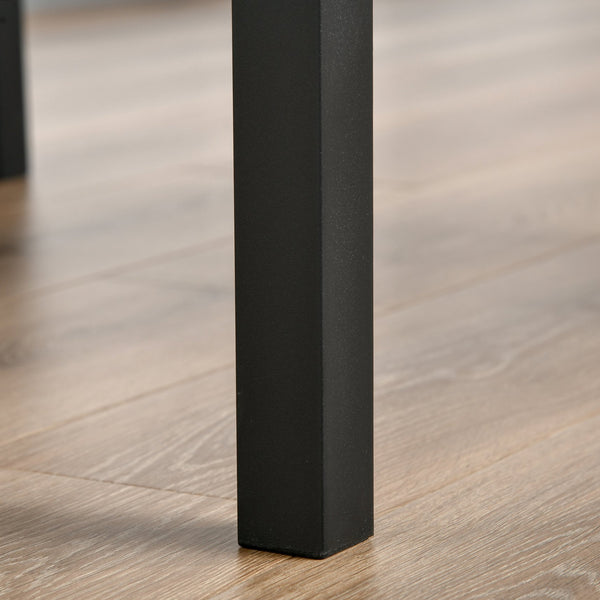 English Elm 3 Piece Bar Table Set Rustic Brown Industrial Counter Height Dining Set with Steel Legs & Footrest Cozy43 W2225141220