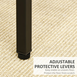 English Elm 5-Piece Industrial Dining Set with Bar Table & 4 Space-Saving Stools, Rustic Brown Wood/Steel Finish W2225141468