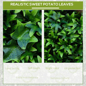 English Elm Artificial Boxwood Hedge Panels Set of 12 Uv Resistant Pe Faux Greenery Wall Coverage W2225141396