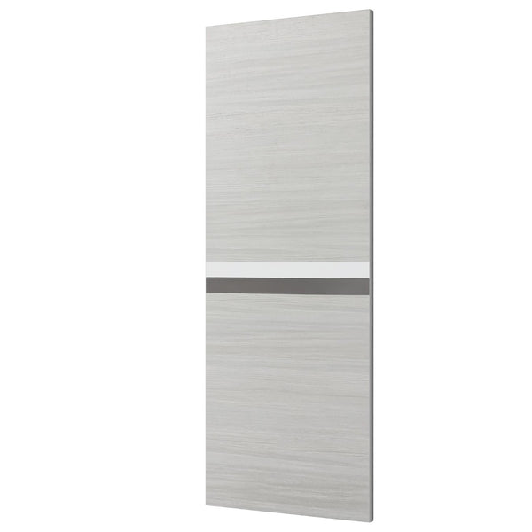 English Elm Crazy Elf Melamine Door Slab Mdf Core Waterproof Ready to Hang Interior Panel W936126317