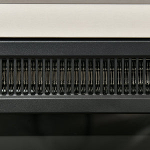 English Elm 32" Electric Fireplace Mantel TV Stand, 1400W Heater with Realistic LED Log Flame, Remote, White, Safe Ambience W2225141455