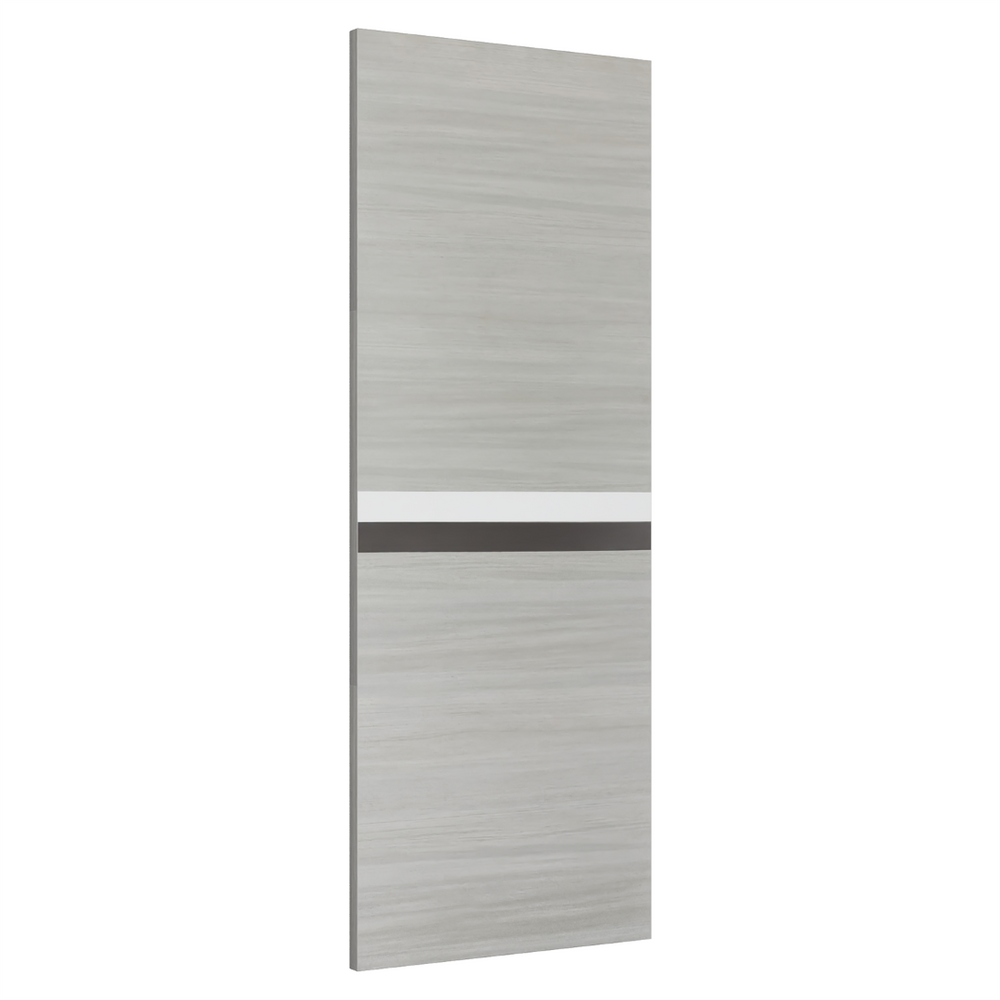 English Elm Crazy Elf Melamine Door Slab Mdf Core Waterproof Ready to Hang Interior Panel W936126322