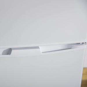 English Elm Double Door Compact Refrigerator 3.2 Cu Ft with Freezer and Reversible Hinge for Dorm W2225141451