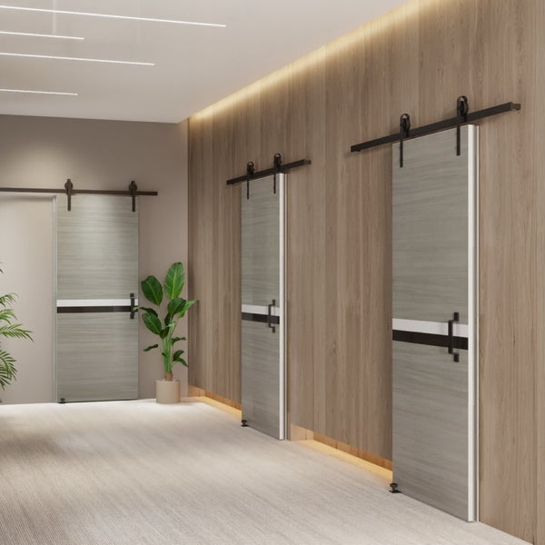 English Elm Crazy Elf Melamine Door Slab Mdf Core Waterproof Scratch Resistant Ready to Hang Panel W936126313