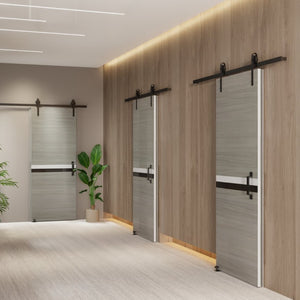 English Elm Crazy Elf Melamine Door Slab Mdf Core Waterproof Scratch Resistant Finish Ready to Hang W936126321
