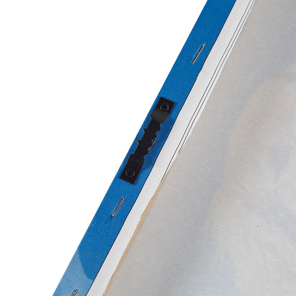 English Elm Golden Retriever Beach Canvas Wall Art by Tessa Kane — Playful Sunshine Dog Decor, 16x16, Easy Hang Decor B035129231