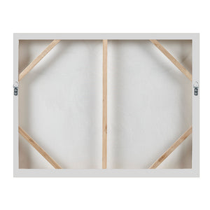 English Elm Hand Hand-Embellished Windswept Highland Bull Canvas Wall Art 26x20 Rustic Farmhouse Focal Piece B035129227