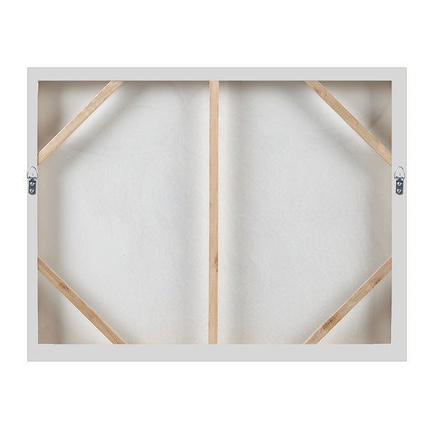 English Elm Hand Hand-Embellished Windswept Highland Bull Canvas Wall Art 26x20 Rustic Farmhouse Focal Piece B035129227