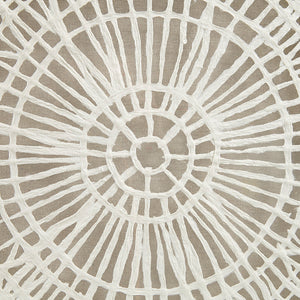 English Elm Framed INK+IVY Henna Rice Paper Medallion Shadow Box Wall Art — Handcrafted Boho Texture, Ready to Hang B035129216