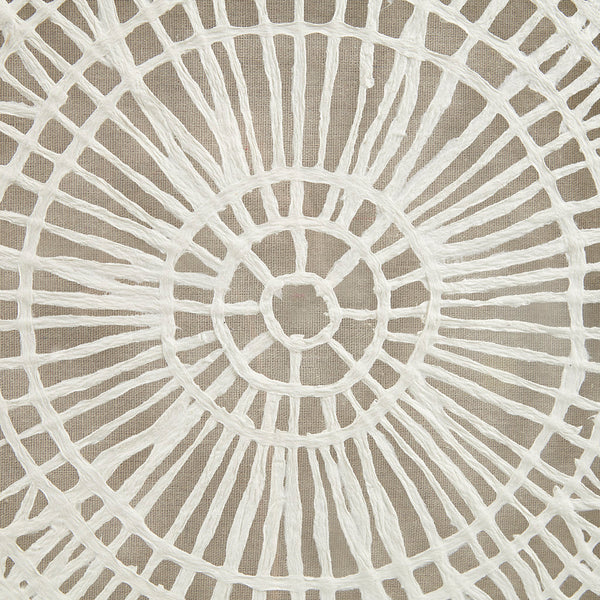 English Elm Framed INK+IVY Henna Rice Paper Medallion Shadow Box Wall Art — Handcrafted Boho Texture, Ready to Hang B035129216