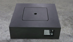 English Elm Fiber Reinforced Concrete Charcoal Fire Pit Table - 40,000 BTU Propane/Natural Gas, ETL/UL/CSA Certified B120141816