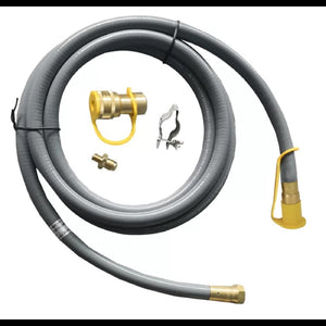 English Elm Fire Pit Natural Gas Conversion Kit Stainless Steel Quick Connect Outdoor Upgrade B120141806