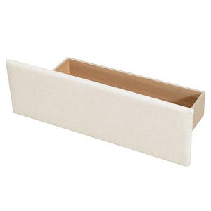 English Elm Queen LED Upholstered Platform Bed with Trundle, USB Ports, Dual Drawers and App-Controlled Lights Beige SF000074AAA