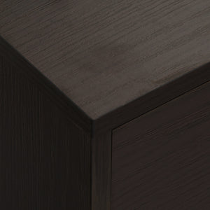 English Elm 5 Drawer File Cabinet Organizer with Wheels, Nordic Minimalist Brown, 5-Drawer Heavy-Duty Smooth-Glide Storage W2225142086