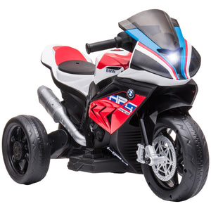 English Elm Licensed 6v Battery Powered Kids Dirtbike Three Wheel Ride on Toddler Motorcycle Red W2225141991