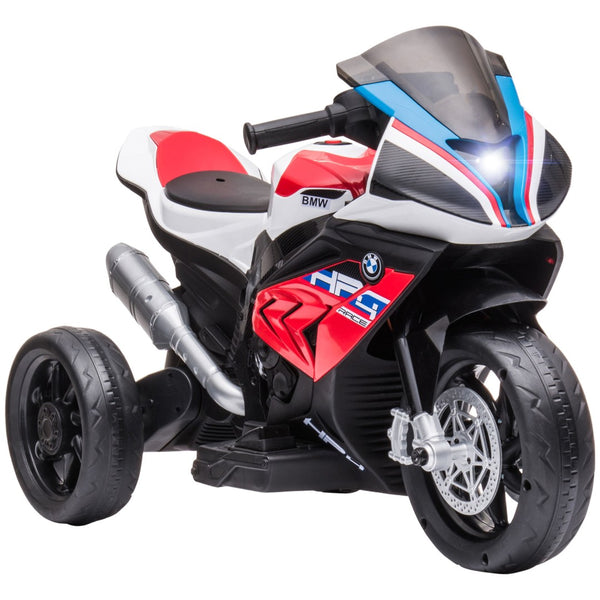 English Elm Licensed 6v Battery Powered Kids Dirtbike Three Wheel Ride on Toddler Motorcycle Red W2225141991