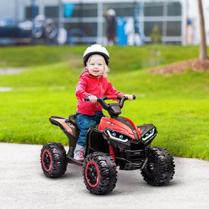 English Elm Licensed 6v Battery Powered Kids Dirtbike Three Wheel Ride on Toddler Motorcycle Red W2225141992