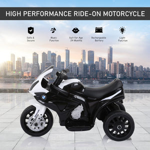 English Elm 6v Bmw Licensed Toddler Ride on Motorcycle Three Wheel Electric Toy with Lights W2225141978
