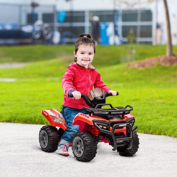 English Elm Kids Electric Toddler Quad Ride on Atv with Forward Reverse and Rugged Terrain Wheels W2225141989