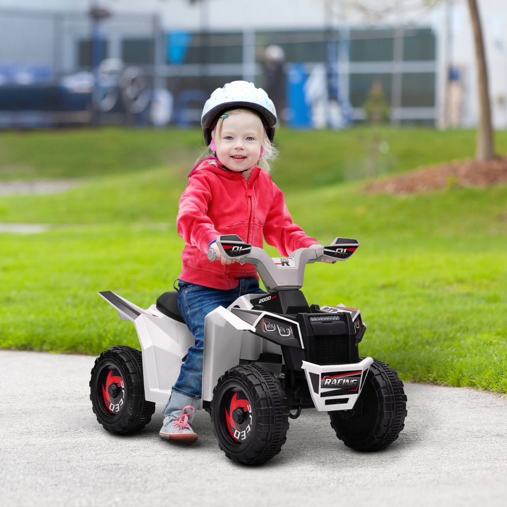 English Elm Kids Electric Toddler Quad Ride on Atv with Forward Reverse and Rugged Terrain Wheels W2225141999