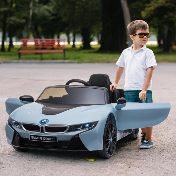 English Elm Licensed Bmw I8 Coupe Kids Ride on Car with Remote Control Suspension and Mp3 W2225141985