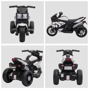 English Elm 6v Battery Powered Kids Motorbike with Headlights Wide Tires and Engine Sounds W2225141983