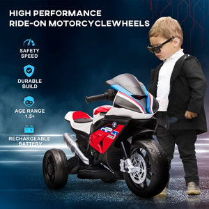 English Elm Licensed 6v Battery Powered Kids Dirtbike Three Wheel Ride on Toddler Motorcycle Red W2225141991