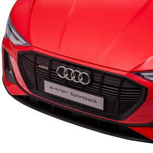English Elm 12v Kids Audi E-tron Ride on Car with Remote Control Led Lights and Music Player W2225141988