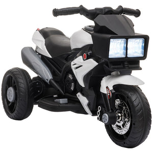 English Elm 6v Battery Powered Kids Motorbike with Headlights Wide Tires and Engine Sounds W2225141983