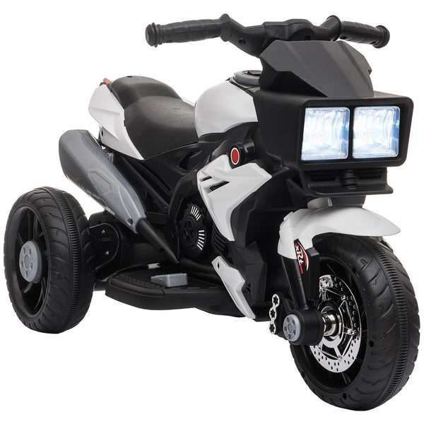English Elm 6v Battery Powered Kids Motorbike with Headlights Wide Tires and Engine Sounds W2225141983