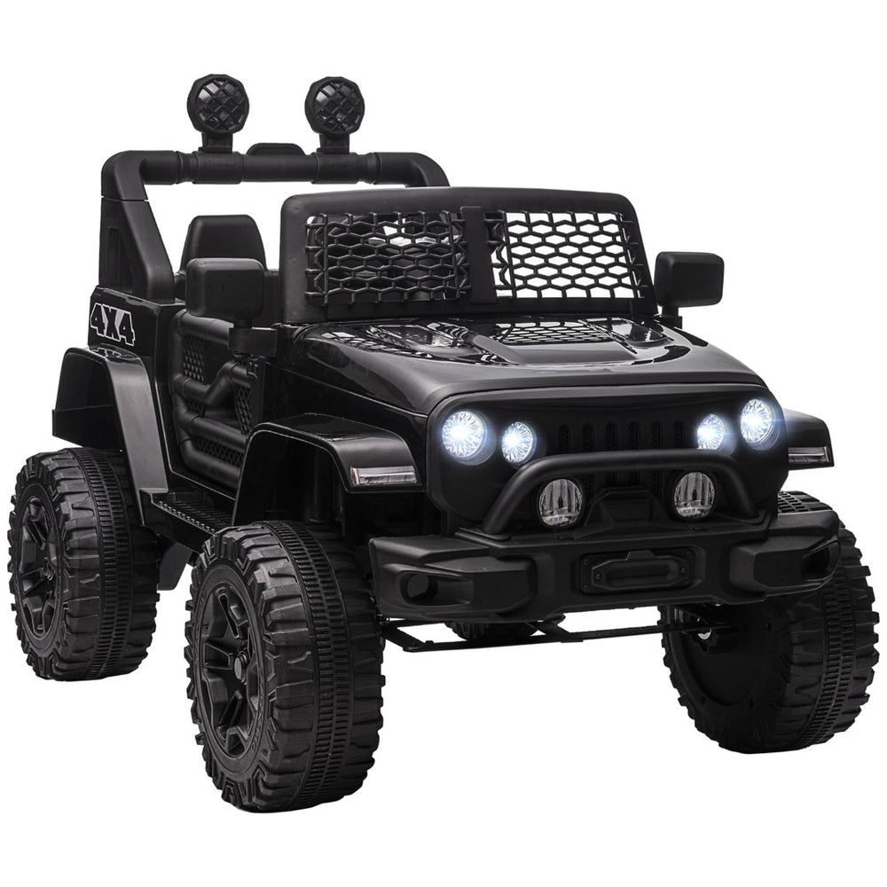 English Elm 12v Kids Electric Ride on Truck with Remote Spring Suspension Led Lights Horn W2225141987