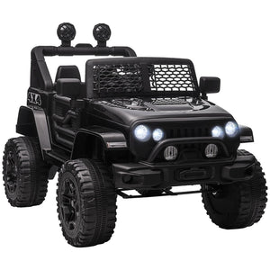 English Elm 12v Kids Electric Ride on Truck with Remote Spring Suspension Led Lights Horn W2225141987
