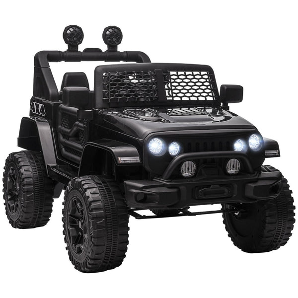 English Elm 12v Kids Electric Ride on Truck with Remote Spring Suspension Led Lights Horn W2225141987