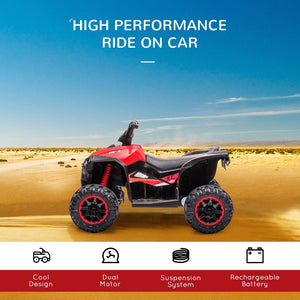 English Elm Licensed 6v Battery Powered Kids Dirtbike Three Wheel Ride on Toddler Motorcycle Red W2225141992