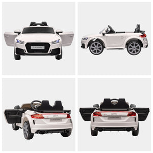 English Elm 6v Licensed Audi Tt Rs Kids Ride on Car with Parental Remote and Suspension System W2225141979