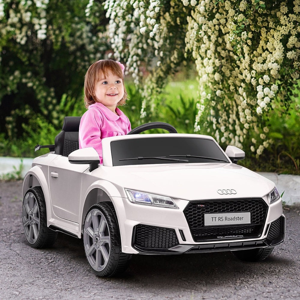 English Elm 6v Licensed Audi Tt Rs Kids Ride on Car with Parental Remote and Suspension System W2225141979