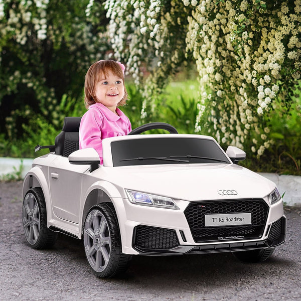 English Elm 6v Licensed Audi Tt Rs Kids Ride on Car with Parental Remote and Suspension System W2225141979