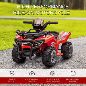 English Elm Kids Electric Toddler Quad Ride on Atv with Forward Reverse and Rugged Terrain Wheels W2225141989