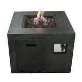 24'' H X 30'' W Concrete Outdoor Fire Pit (Charcoal)