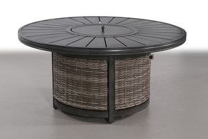 English Elm 25 H X 52 W Propane Outdoor Fire Pit Table